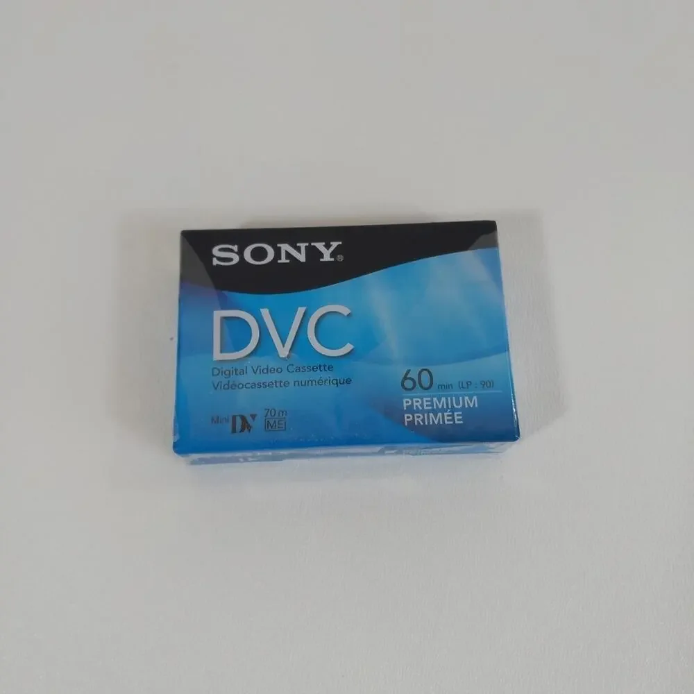 NEW Sony DVC Digital Video‎ Cassette Tape 60 min (L.P.-90) Premium Mini DV -Y